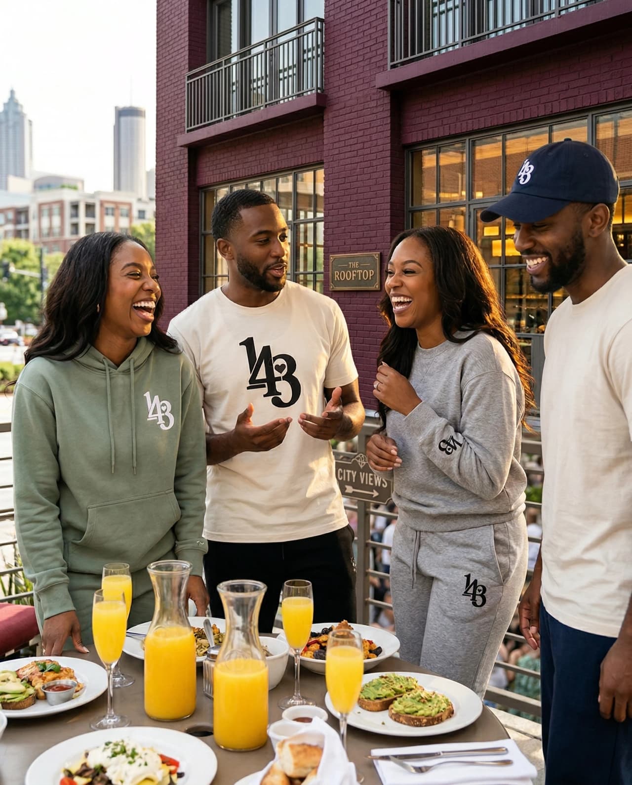 Sunday brunch in 143 Collections fits